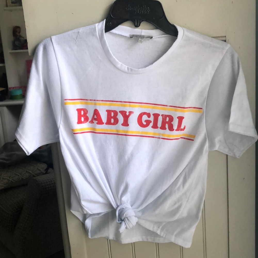 Baby Girl Knot Crop Top
